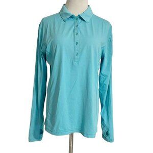 BloqUV Size Large Long Sleeve Collared Shirt Sun Protectant